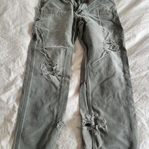 Carhartt Distressed Gray Chinos